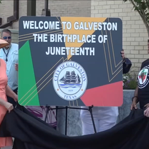 Ahead of Juneteenth, Galveston, Texas, was recognized as being the original birthplace of the African American holiday.